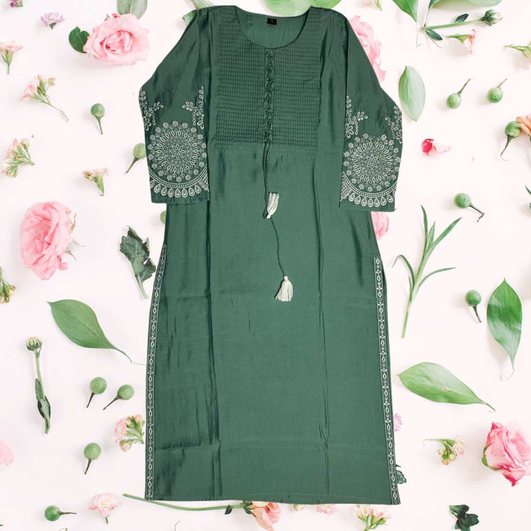 Viscose muslin kurti
