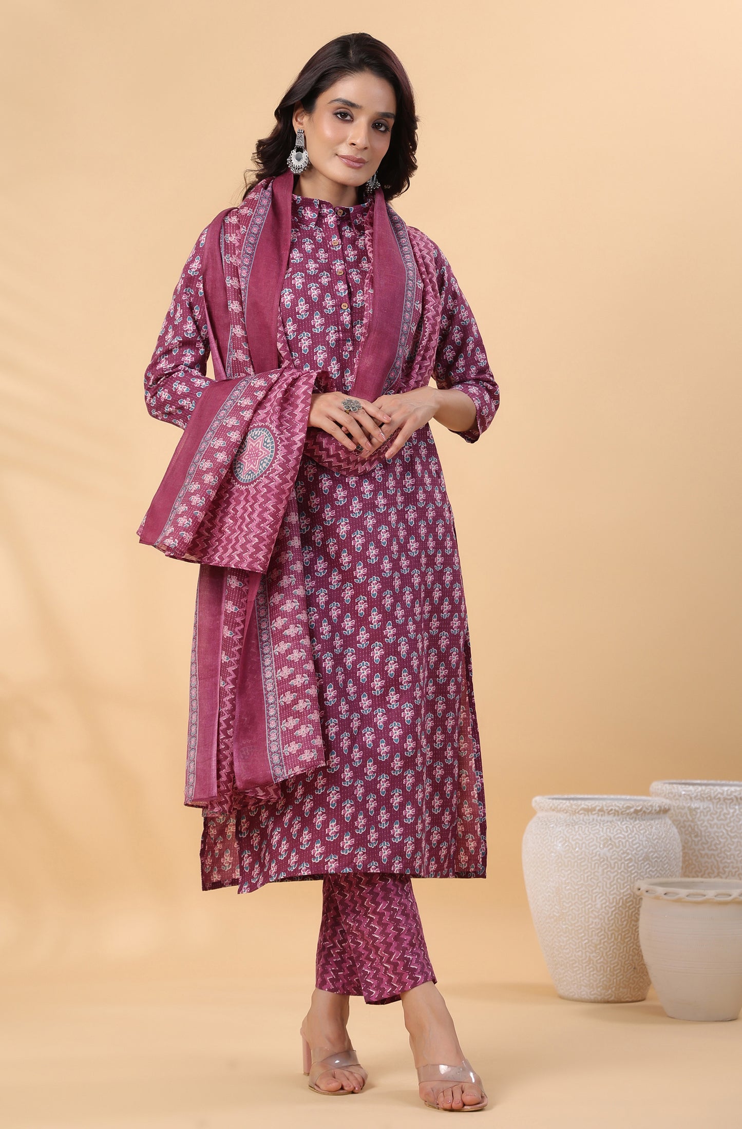 Office/College wear cotton kurta set