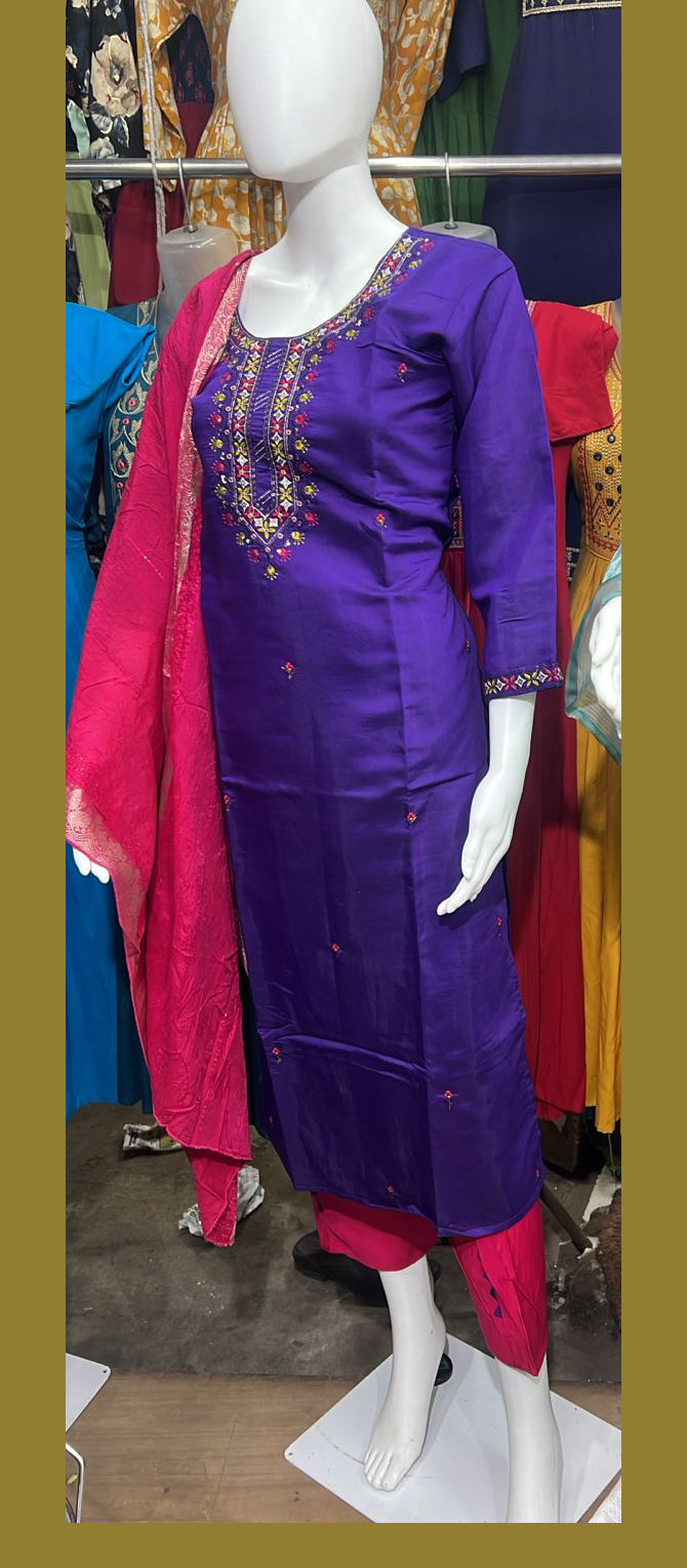 Roman silk kurta sets