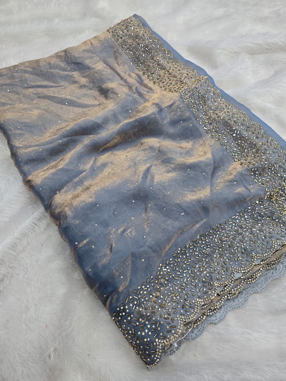Festive and Party Wear Space Silk Saree