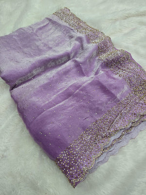 Festive and Party Wear Space Silk Saree