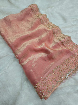 Festive and Party Wear Space Silk Saree
