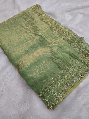 Festive and Party Wear Space Silk Saree