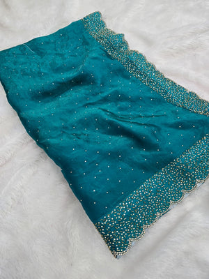 Festive and Party Wear Space Silk Saree