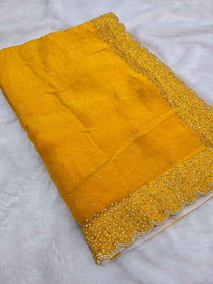 Festive and Party Wear Space Silk Saree