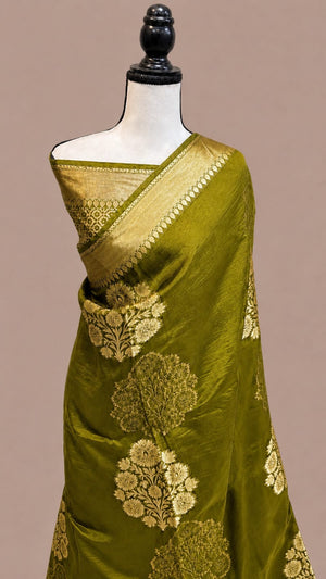 Premium Banarasi Kora Organza Saree
