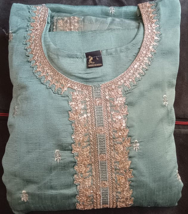 Festive and Party Wear Pastel green Kurta Sets