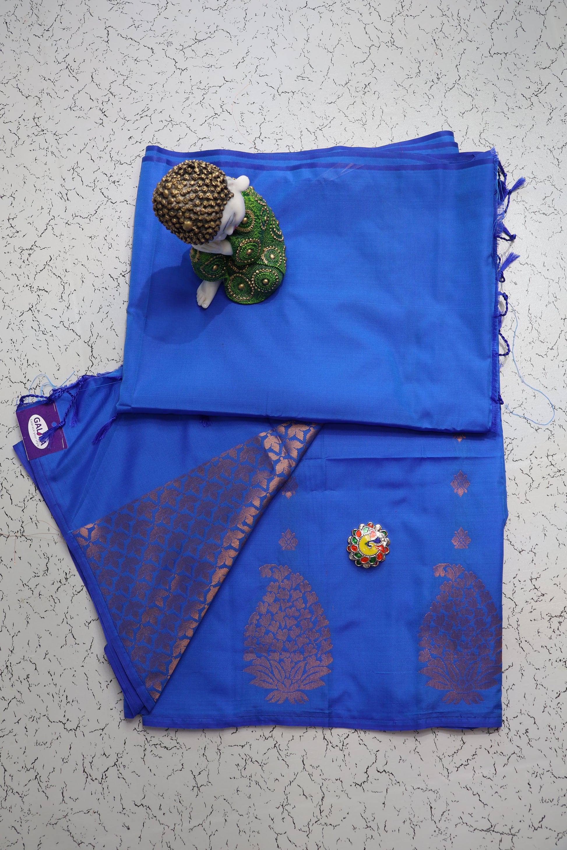 Festive and wedding wear budget friendly Royal Blue soft silk saree