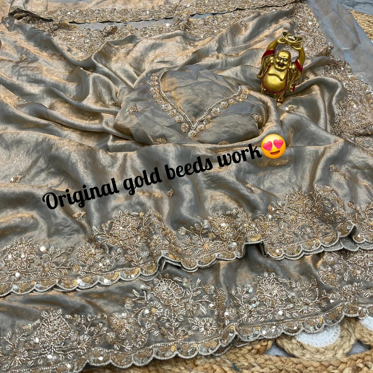 Grand Party Wear Premium Pure Space Silk Designer Saree