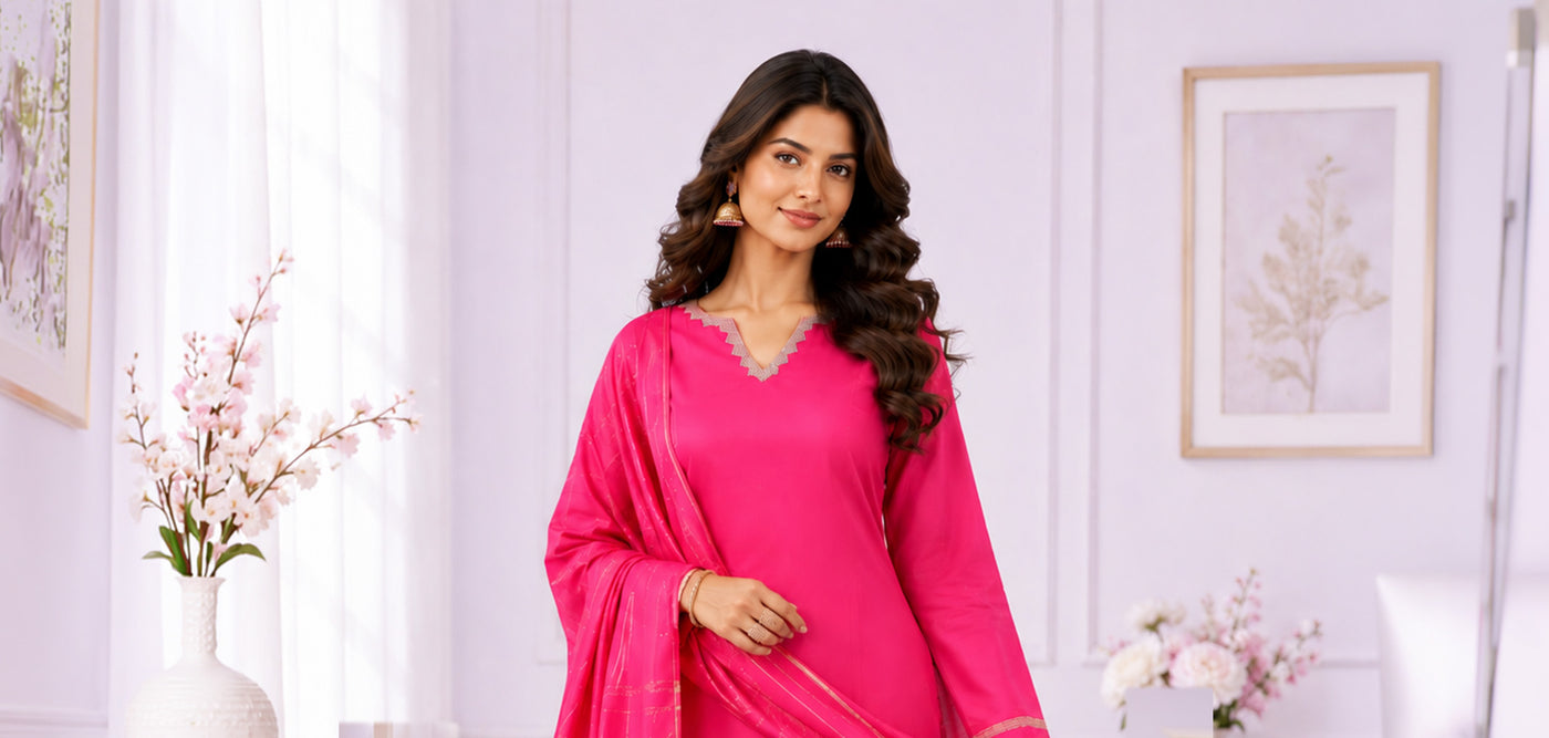 Casual everyday-wear with dupatta