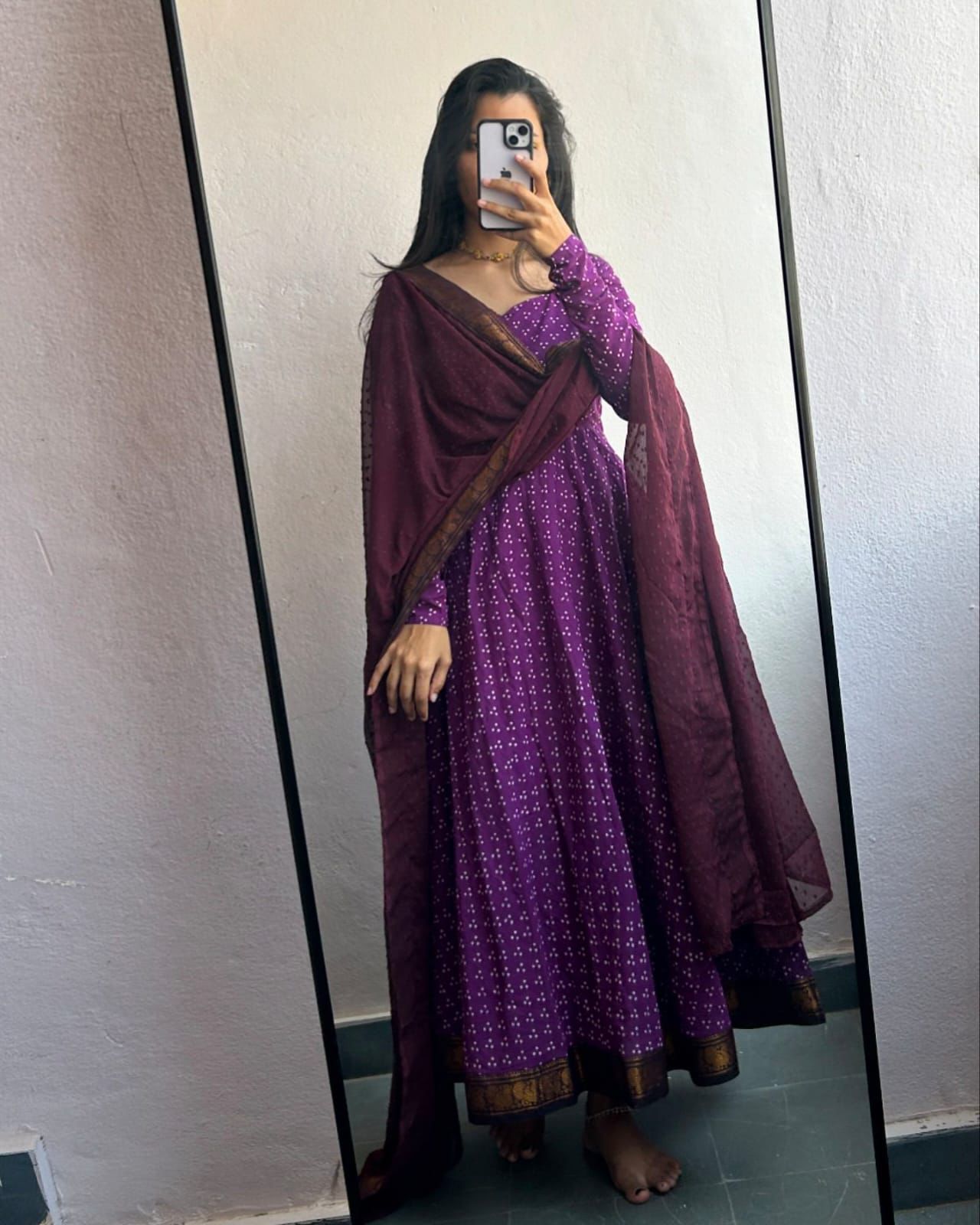 Soft Muslin cotton kurti with dupatta