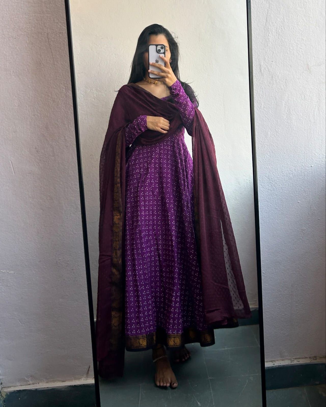 Soft Muslin cotton kurti with dupatta