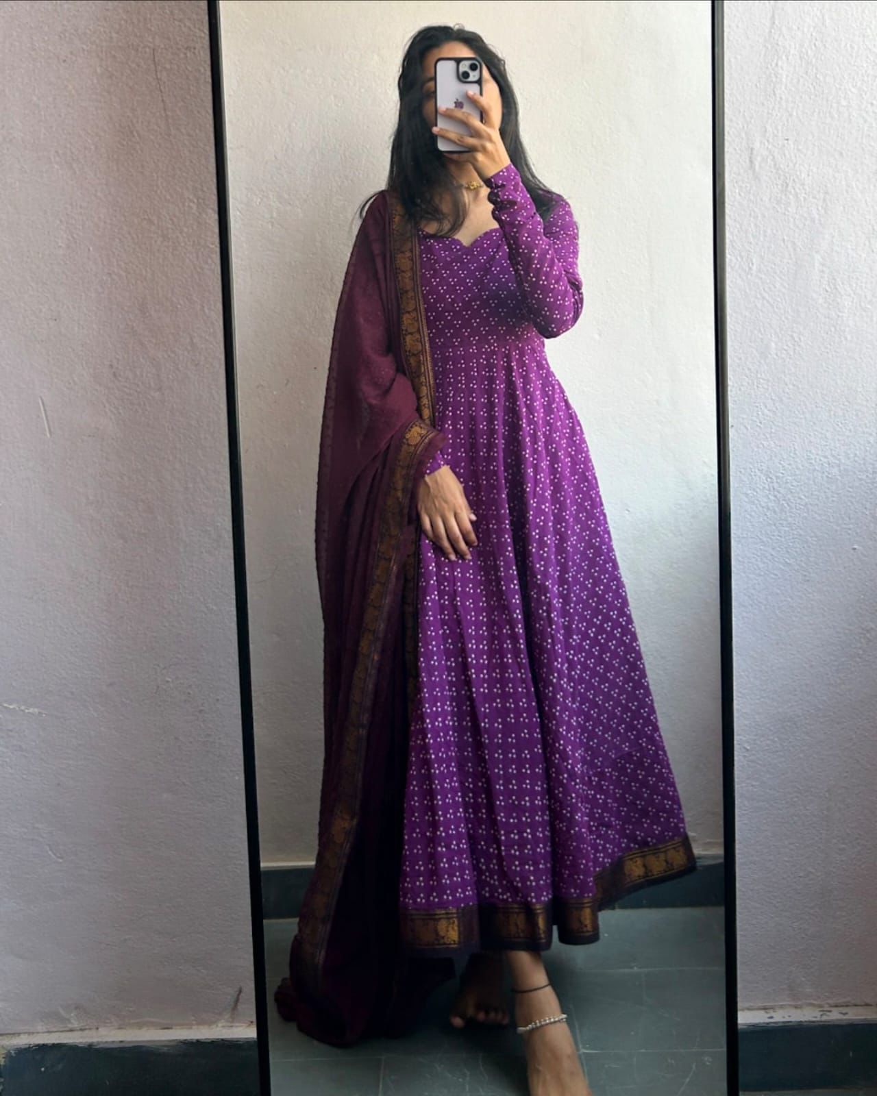 Soft Muslin cotton kurti with dupatta