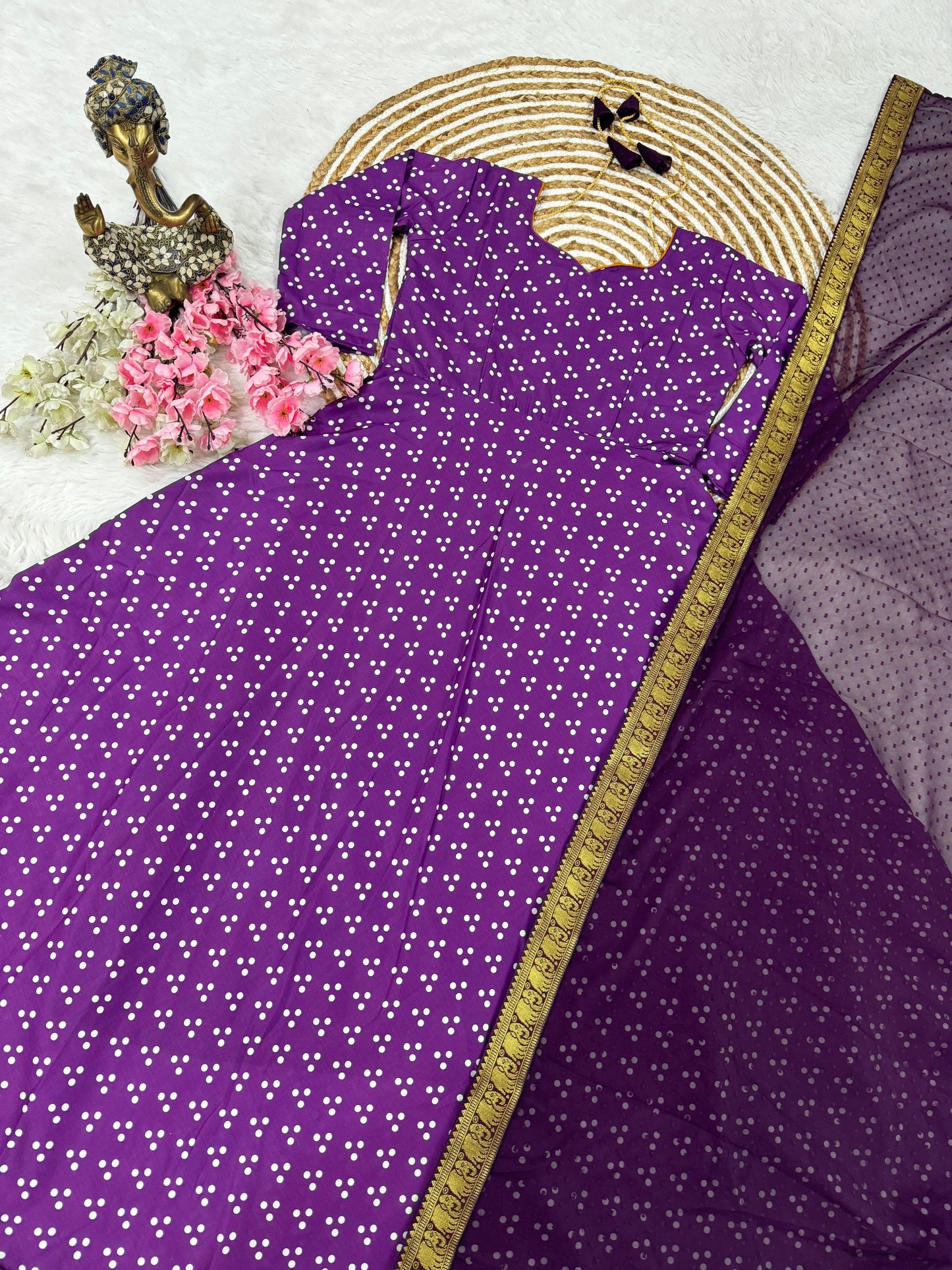 Soft Muslin cotton kurti with dupatta