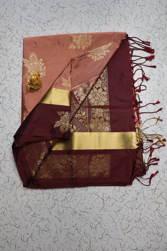Trending Honey semi soft silk saree