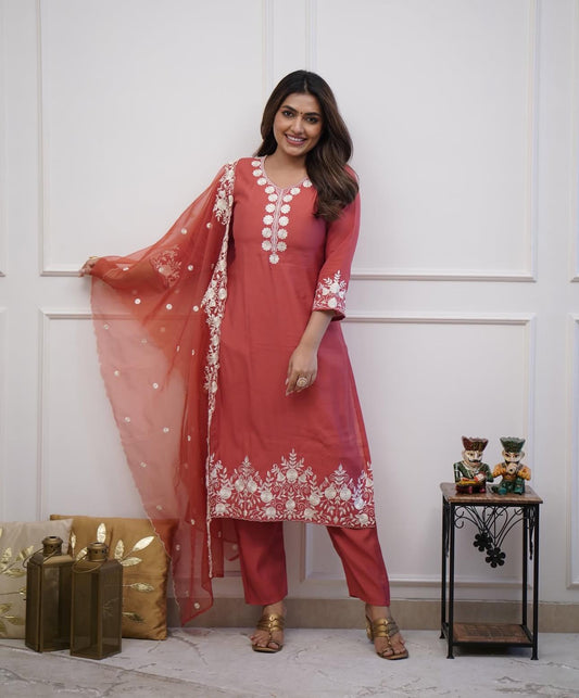 Pure Roman silk suit