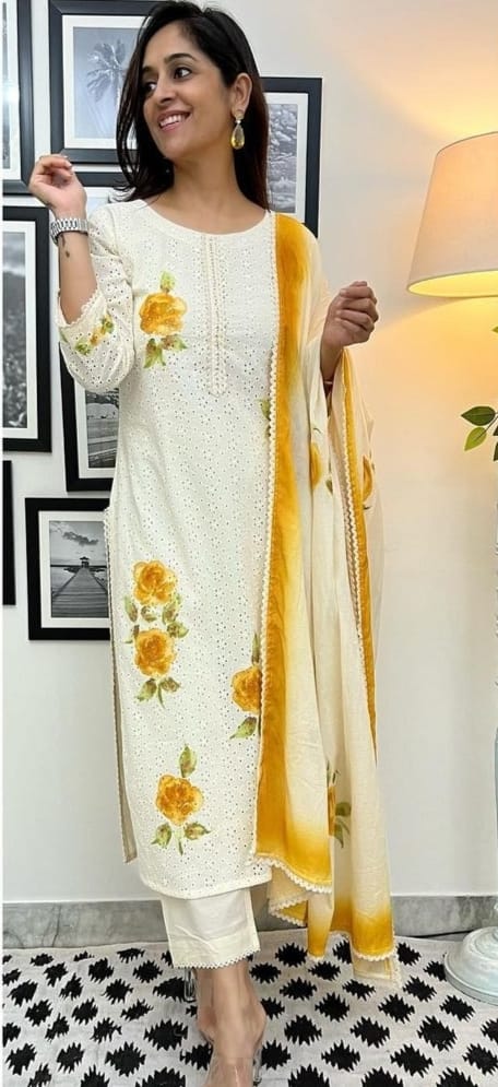Trending Shifli Cotton Kurta Set