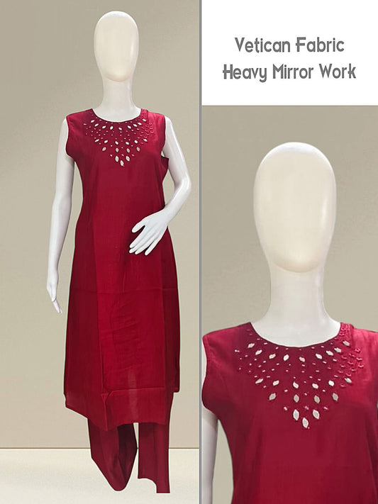 Trending Vatican Fabric Co-ord set