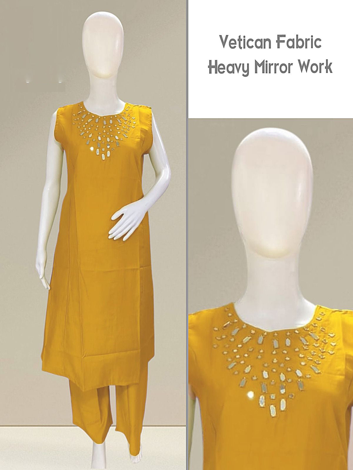 Trending Vatican Fabric Co-ord set