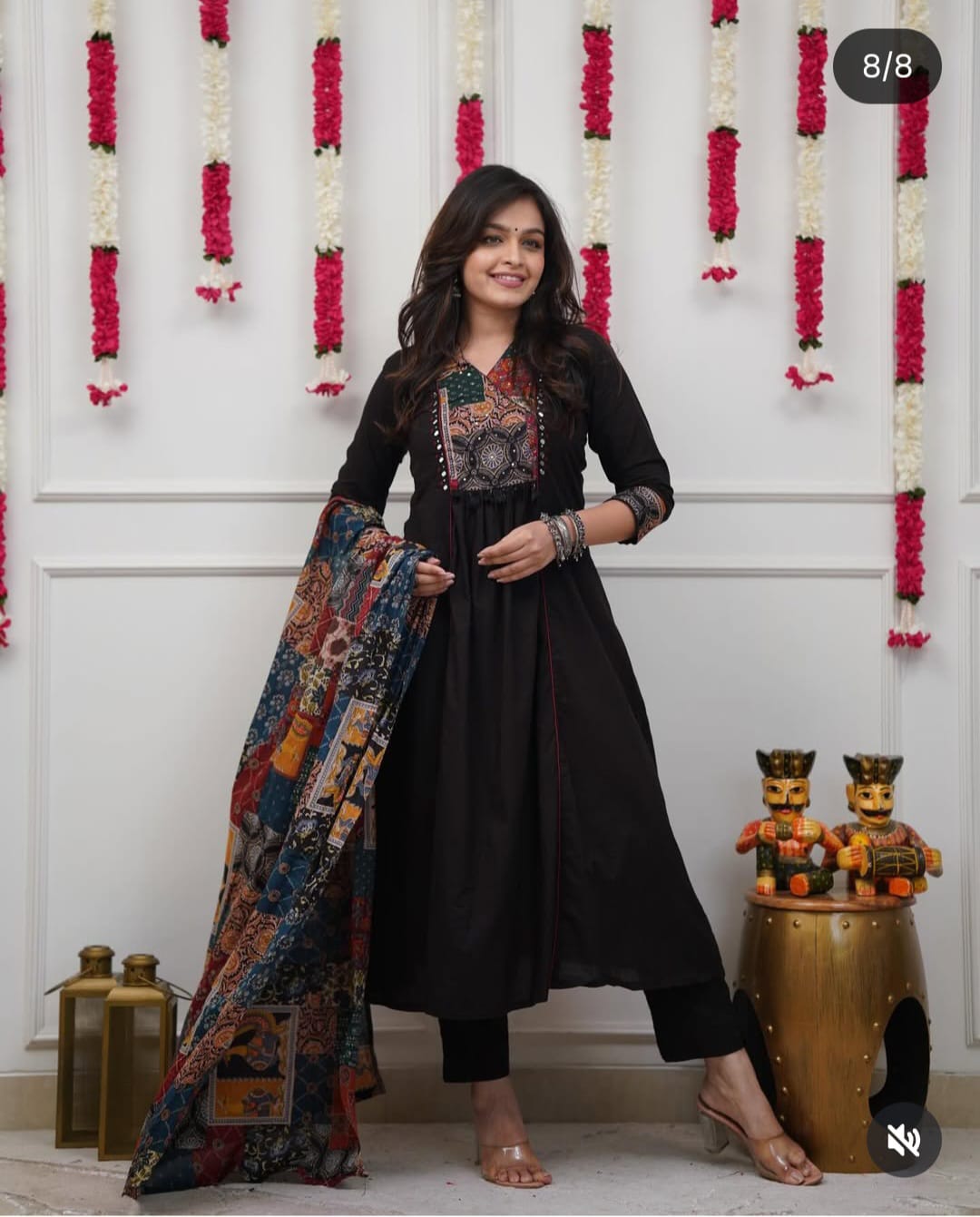 Premium Cotton Black Kurta Set