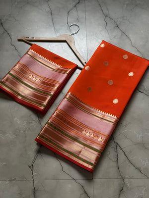 Premium  Banarasi semi katan soft Saree