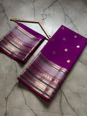 Premium  Banarasi semi katan soft Saree