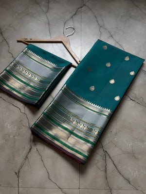 Premium  Banarasi semi katan soft Saree