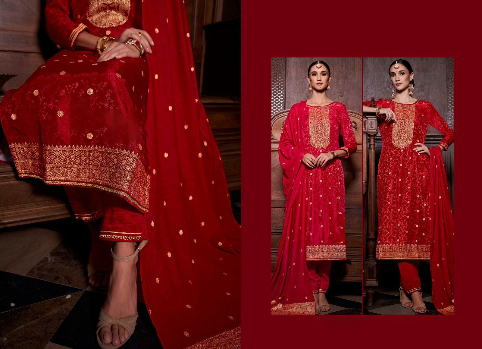 Premium Wedding and Festive Red Kurta set
