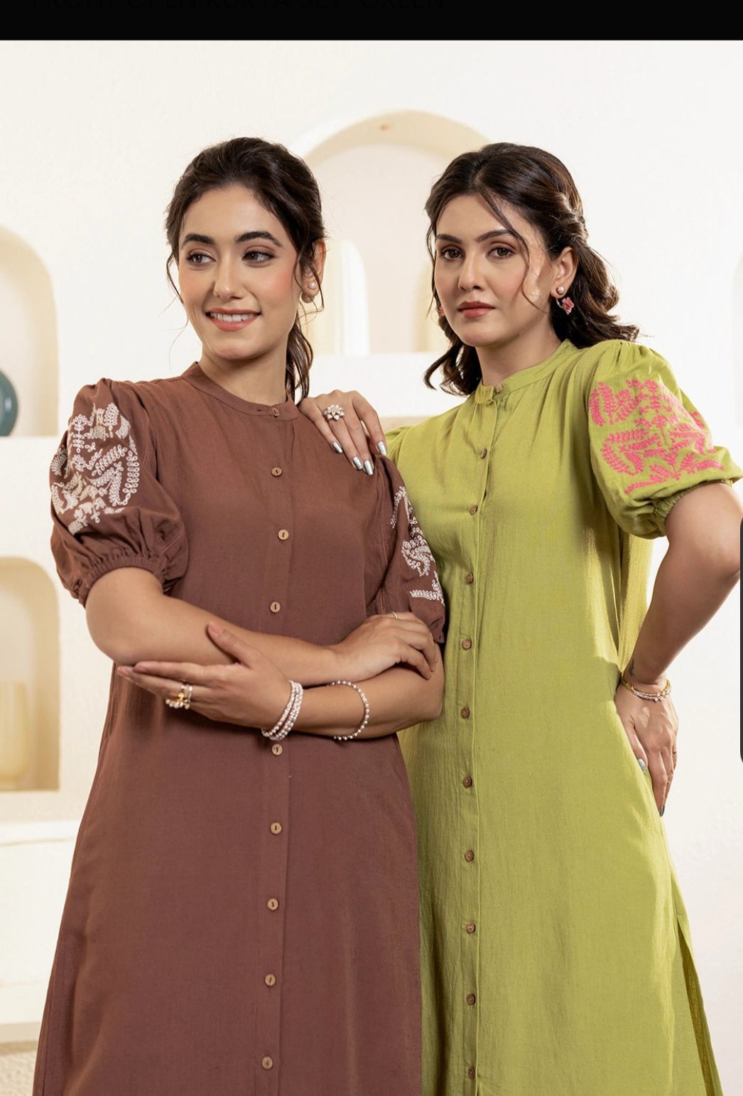 Regular Premium Cotton Slub Kurti with Pant