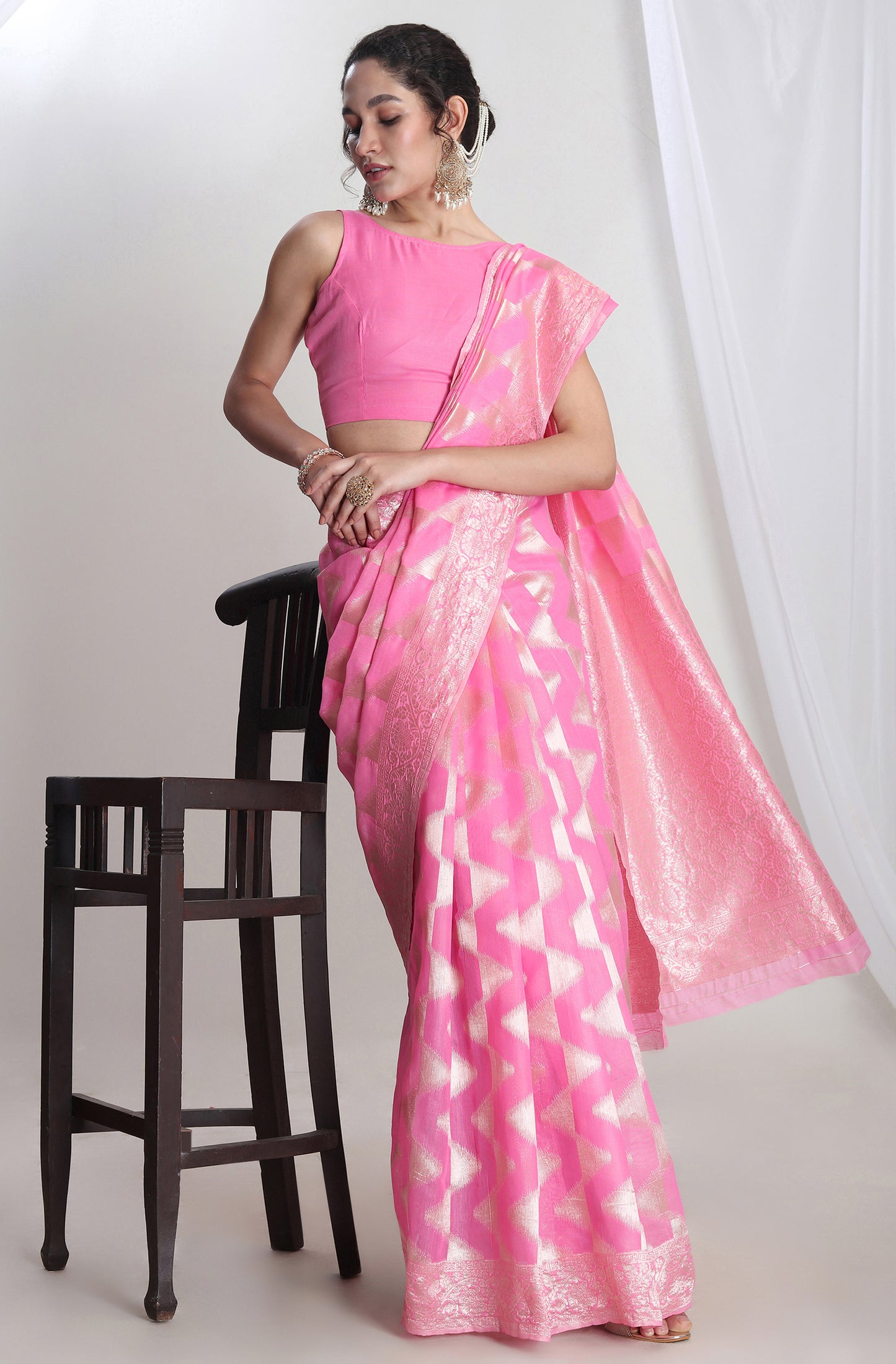 Festive and Wedding Wear Banarasi Silk Blend Saree