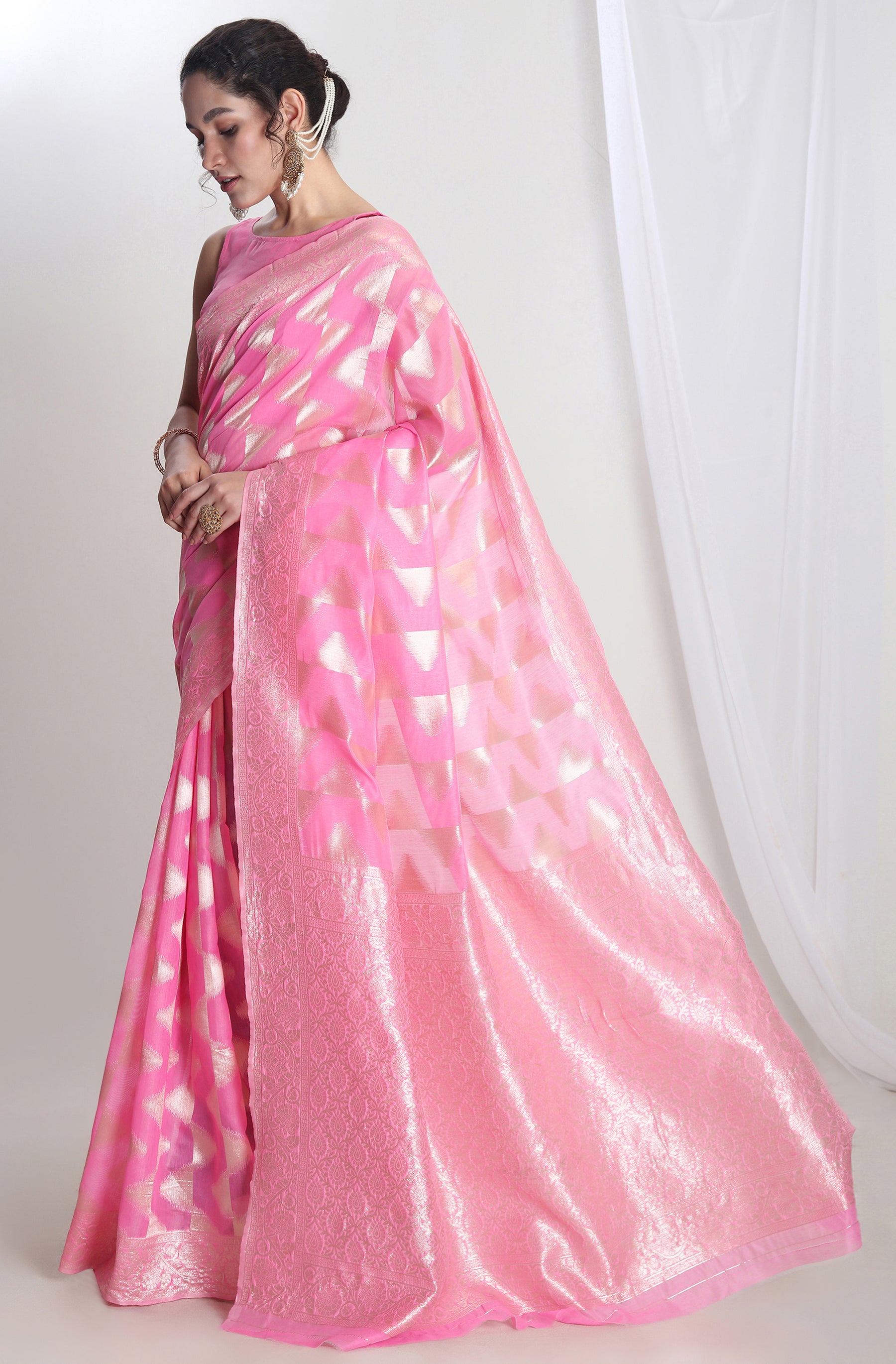 Festive and Wedding Wear Banarasi Silk Blend Saree