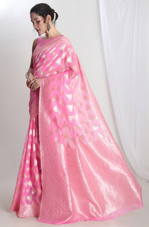 Festive and Wedding Wear Banarasi Silk Blend Saree