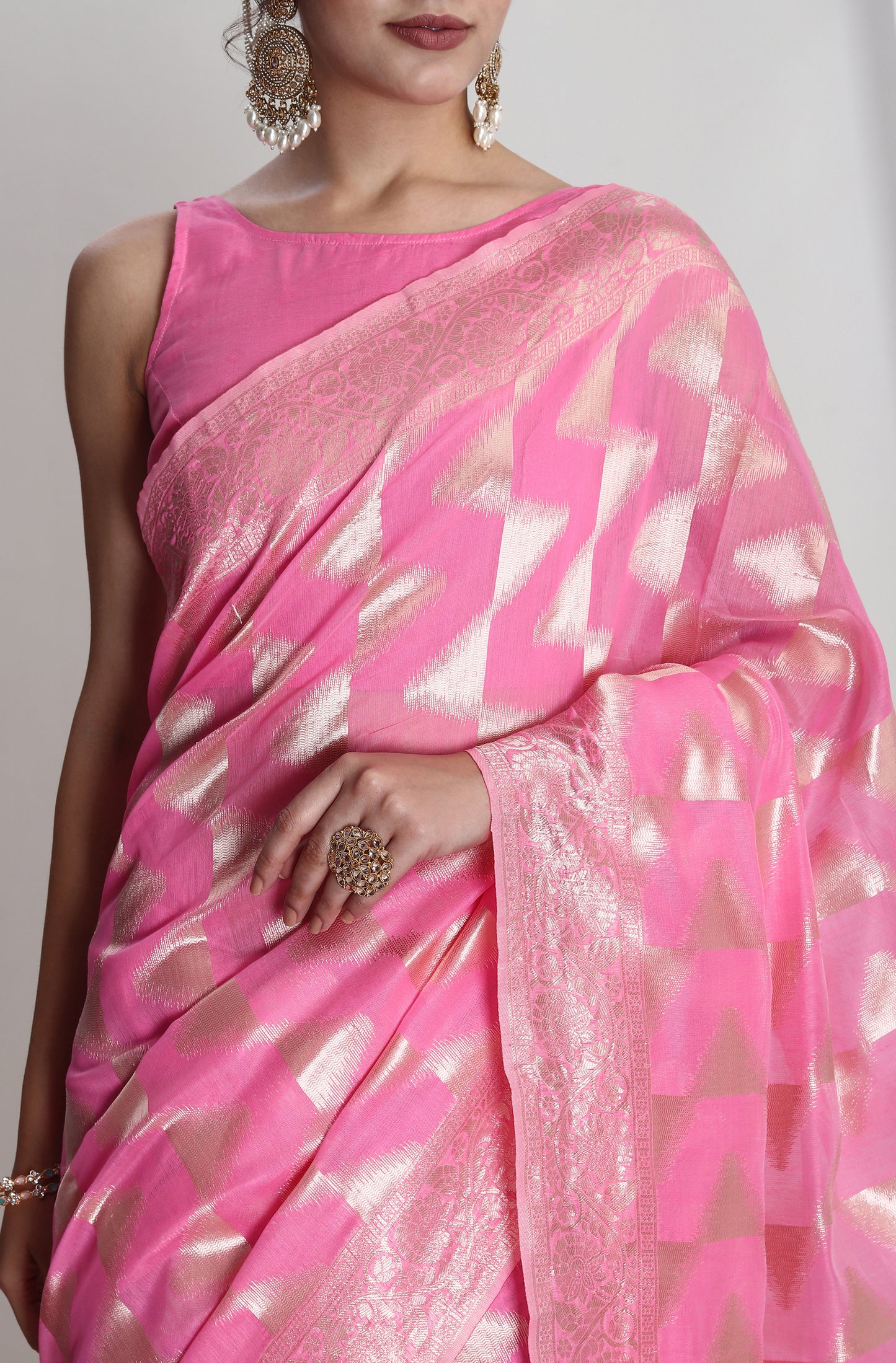 Festive and Wedding Wear Banarasi Silk Blend Saree