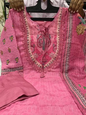 Office and college wear Pure Muslin with sequence work kurta set