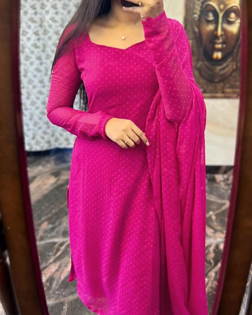 Kurti with dupatta