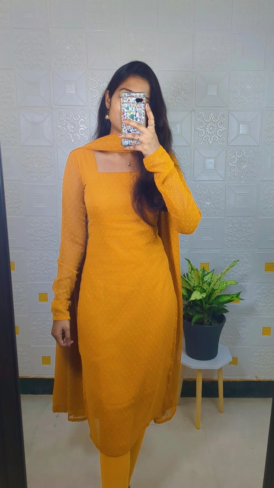 Kurti with dupatta