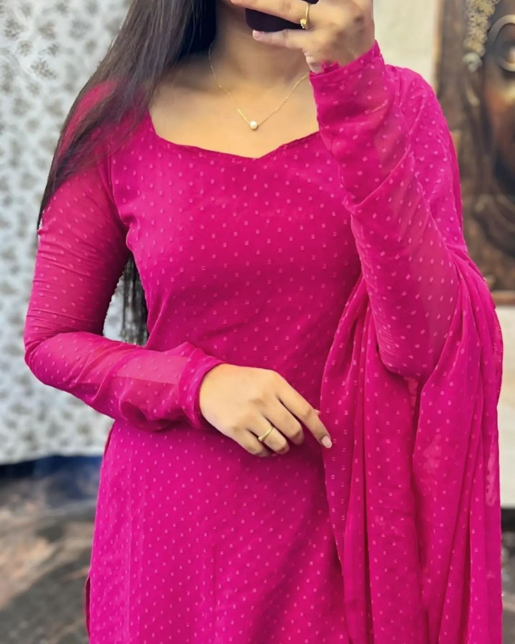 Kurti with dupatta