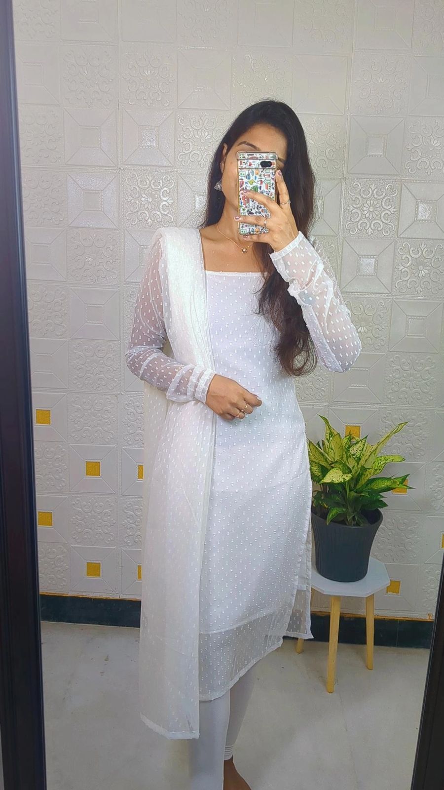 Kurti with dupatta