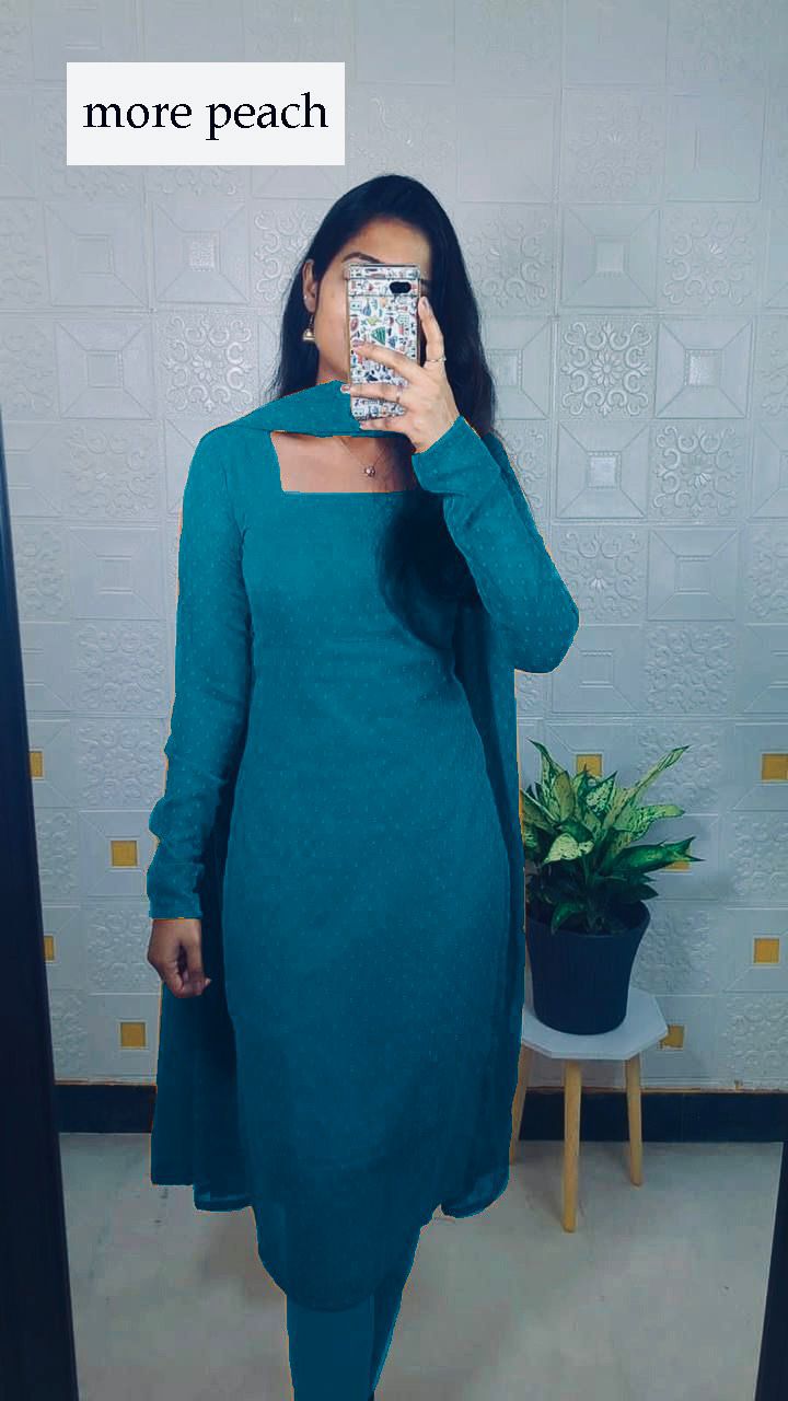 Kurti with dupatta