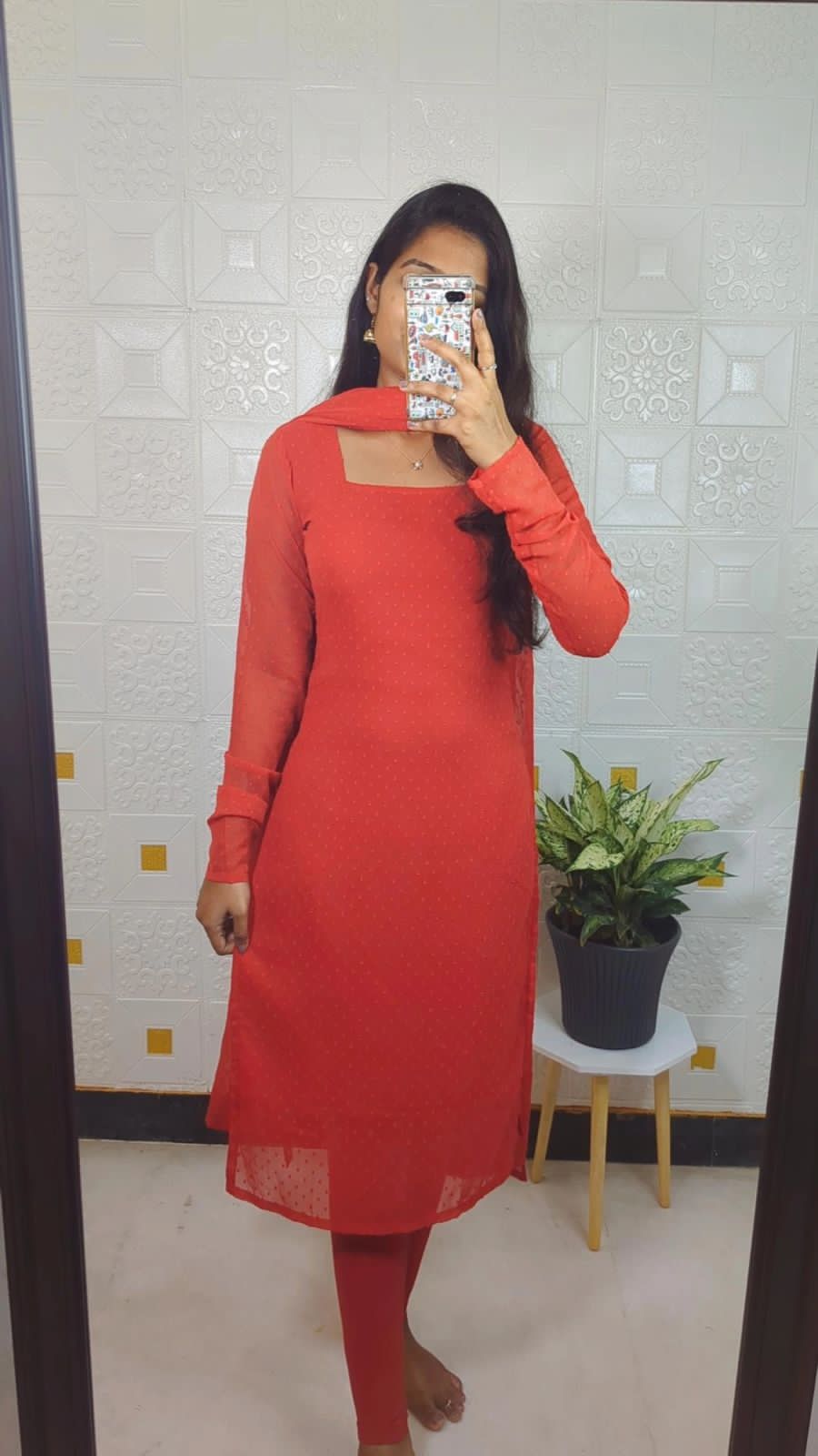 Kurti with dupatta