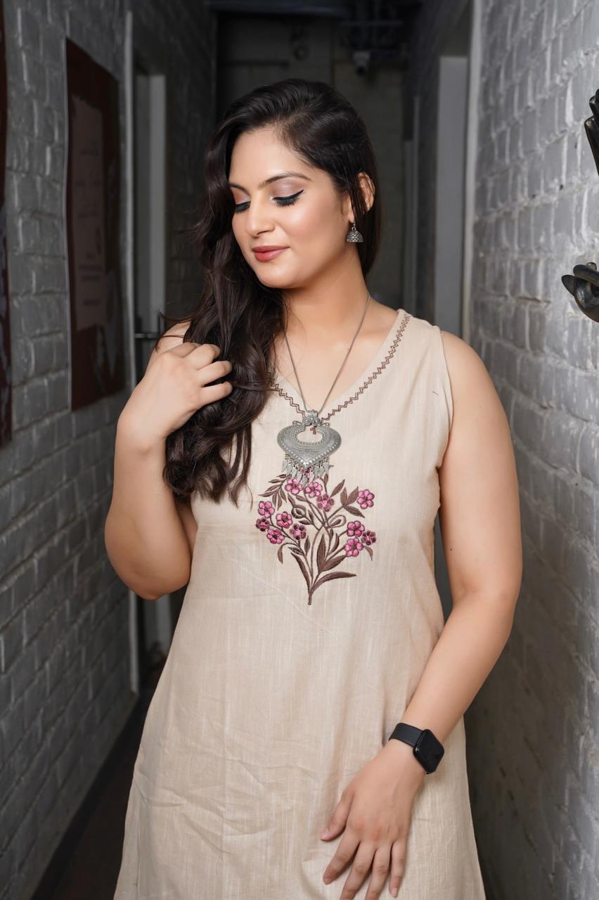 Cotton top with pants