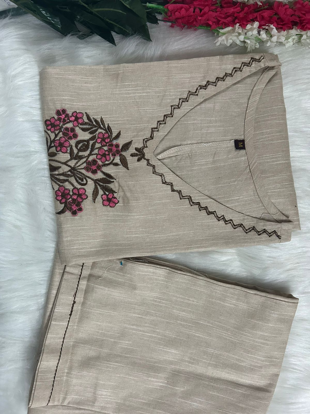 Cotton top with pants