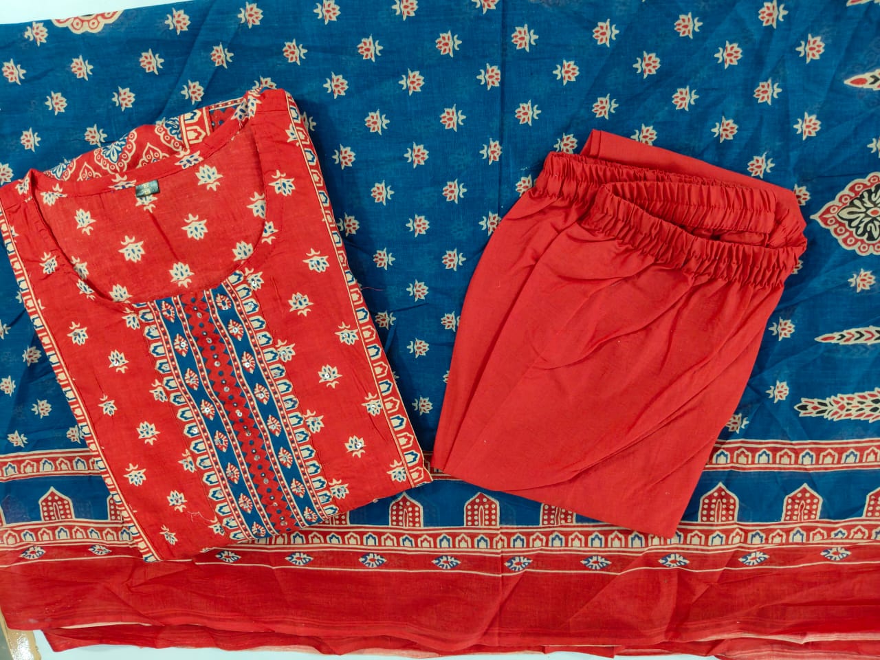 Pure cotton kurta sets