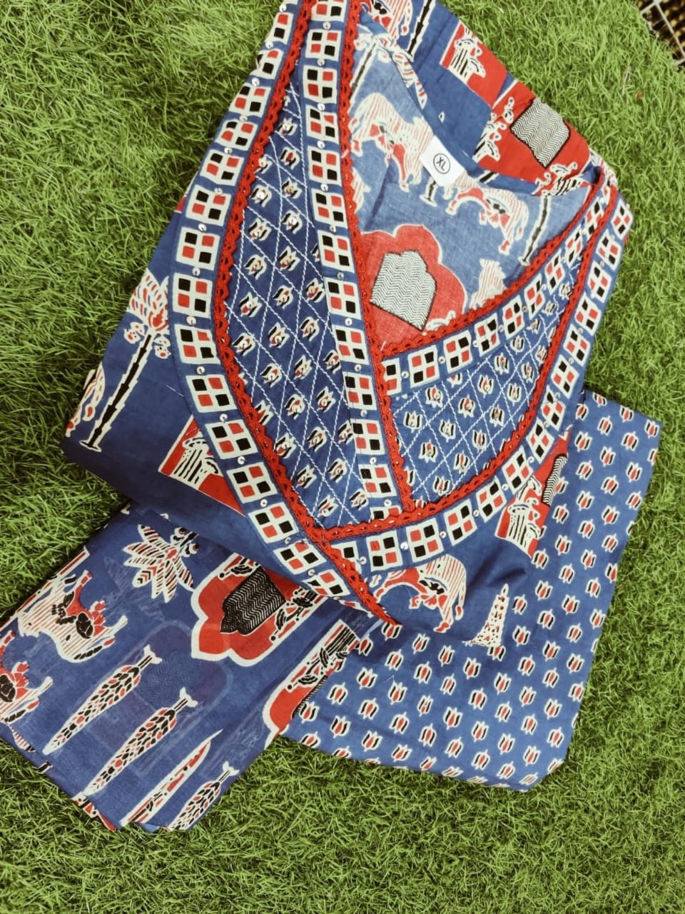 Cotton anarkali kurta sets