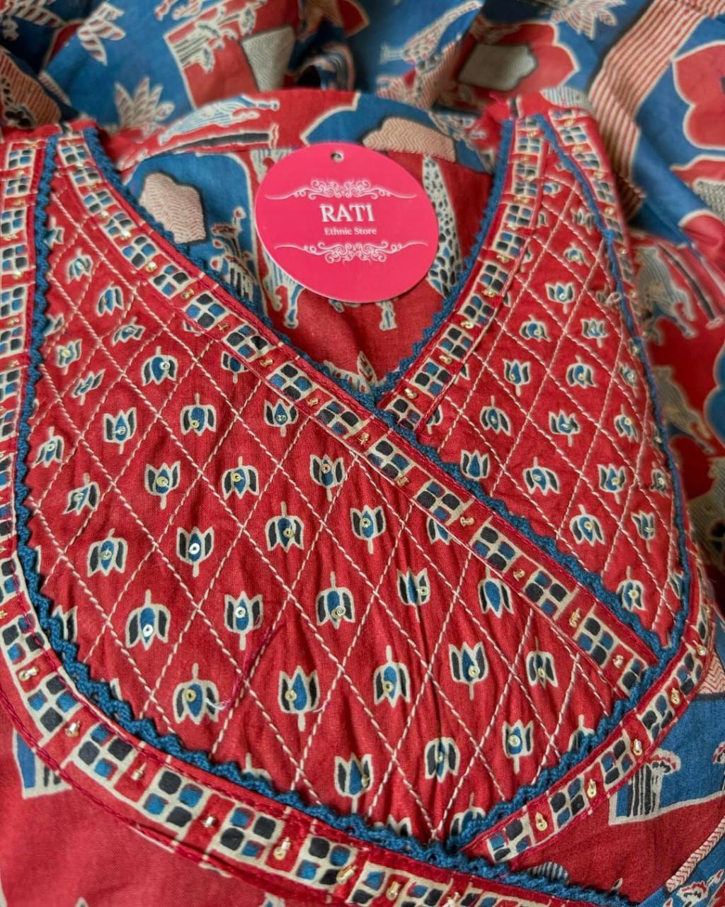 Cotton anarkali kurta sets