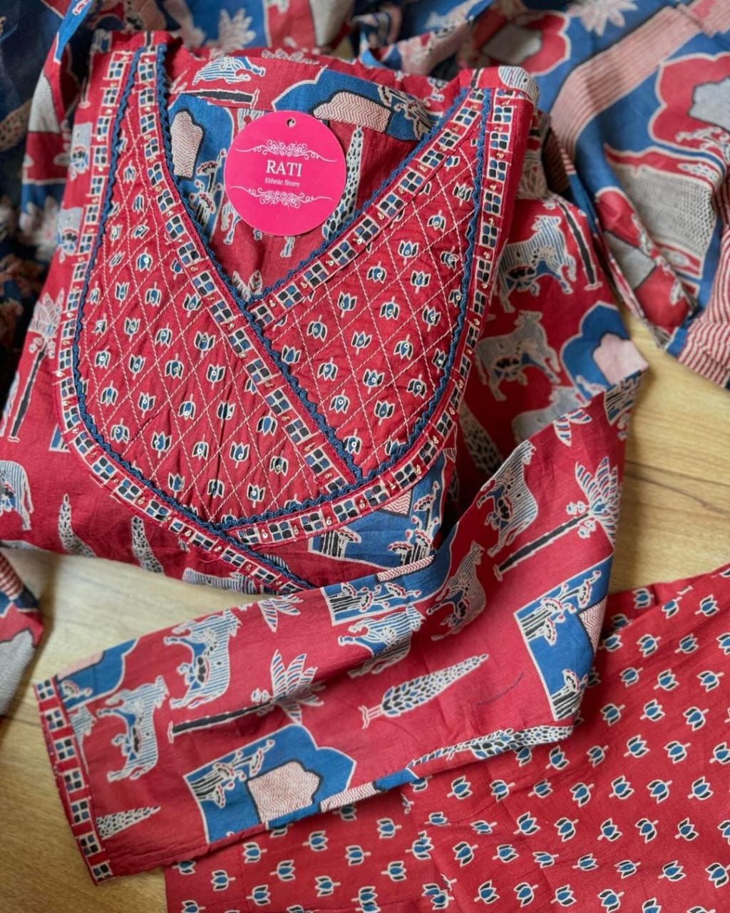 Cotton anarkali kurta sets