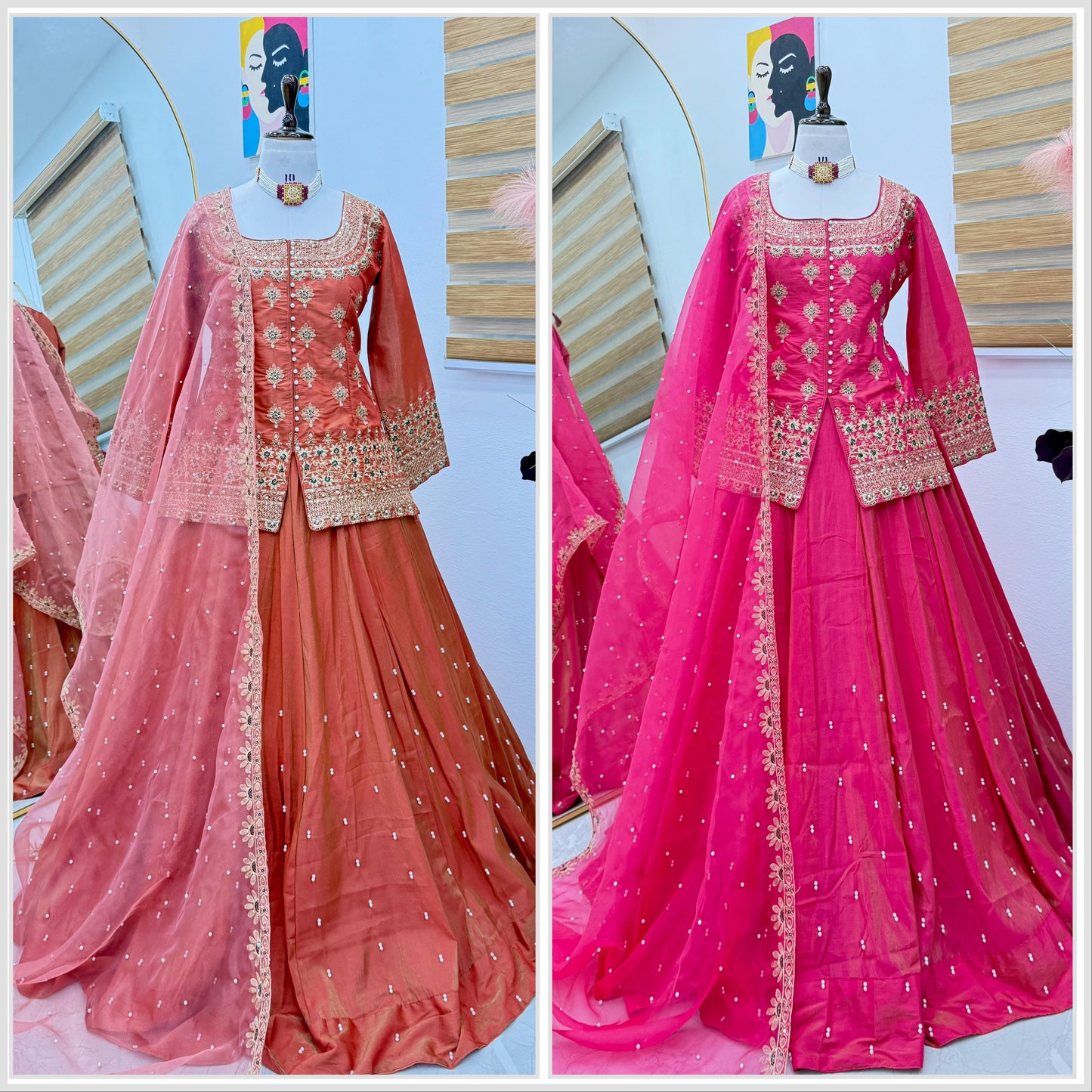 Simmer Silk lehengas