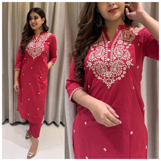Cotton top with pants