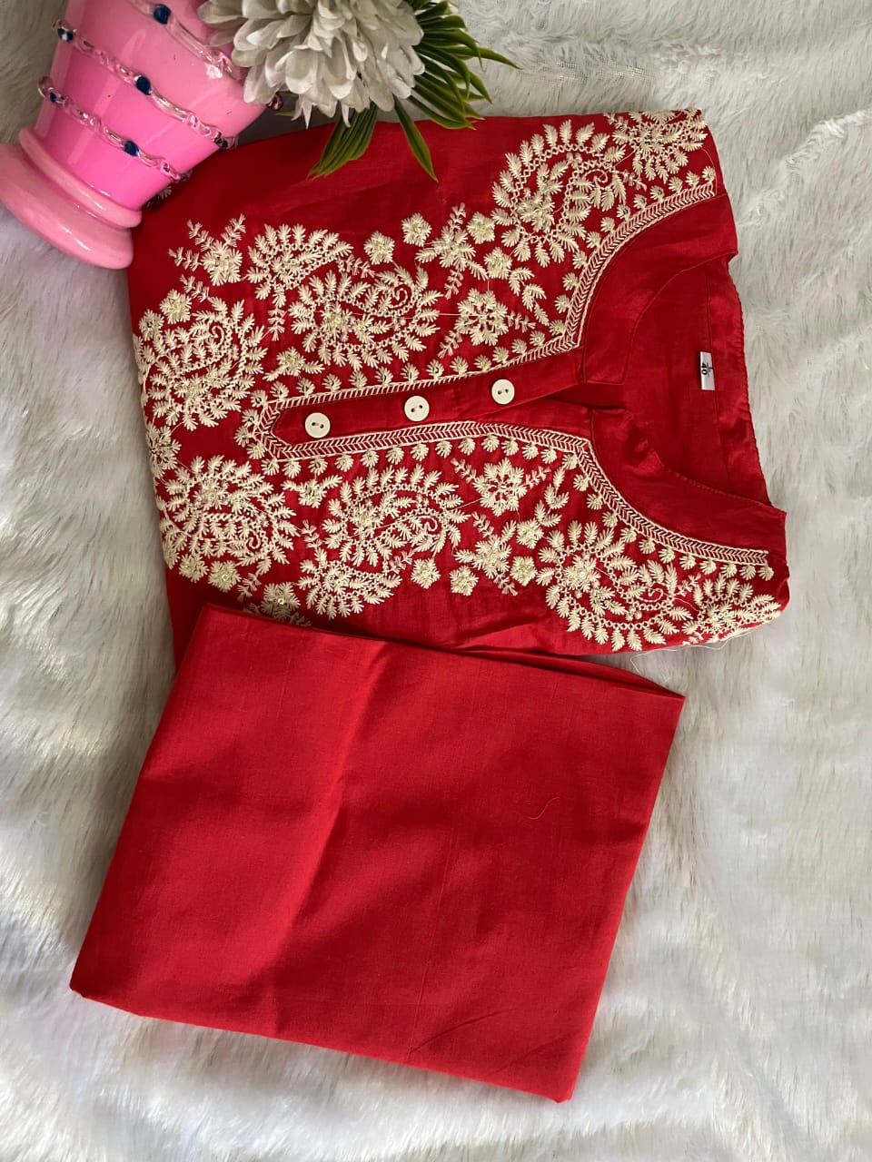 Cotton top with pants