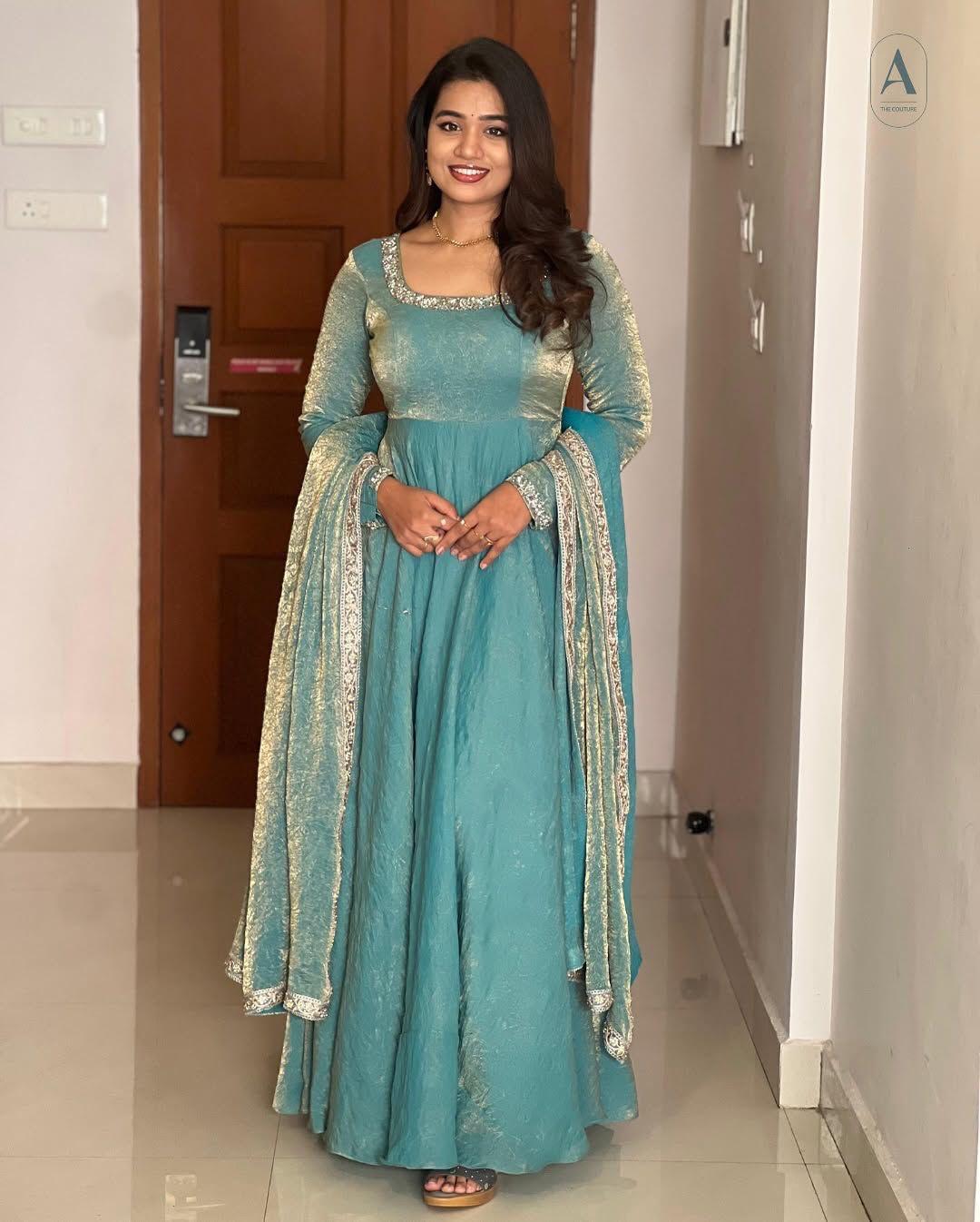 Party Wear Trending Gown with dupatta